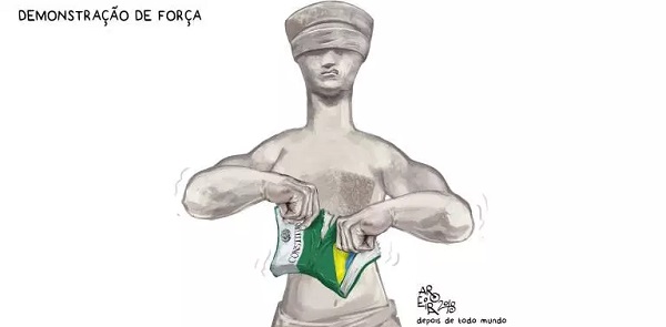 (...)Até porque há, no STF, menos vontade de fazer justiça a Lula que de 'enquadrar' o ex-SuperMoro. Foto: Tijolaço